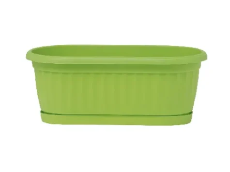 Jardinieră Arca Similcotto Clasic 530, 42x17 cm, verde - imagine 1