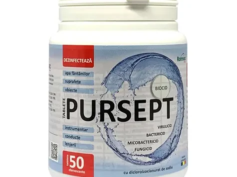 Romvac Pursept Cloramina 50 buc - imagine 1