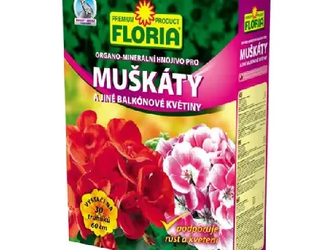 Floria - Îngrășământ organo-mineral mușcata - pelargonium 2,5kg - imagine 1