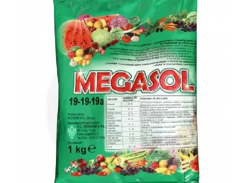 Îngrășământ foliar Megasol 19-19-19 +te 1kg - imagine 1