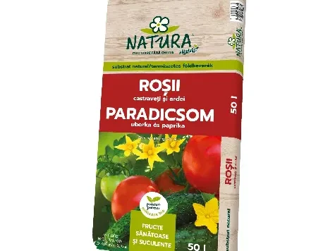 Substrat pentru castraveți, roșii, ardei 50 l natura - imagine 1