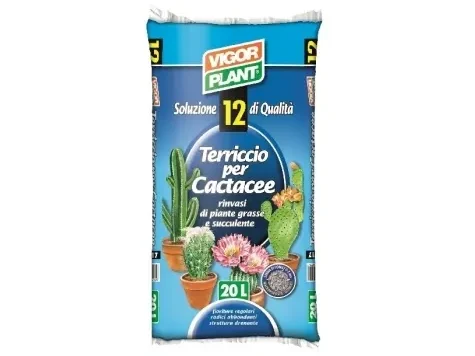 Substrat - sq n.12 cactusi - cactacee - 20 l - imagine 1