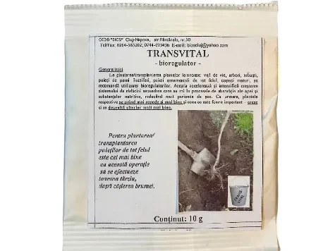 Transvital pentru înrădăcinare si transplantare 10gr - imagine 1